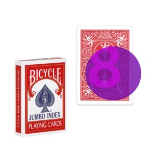 Cartas de jogar de bicicleta Jumbo marcadas por infravermelho