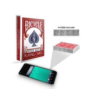 自行車騎手背麵條碼標記撲克牌