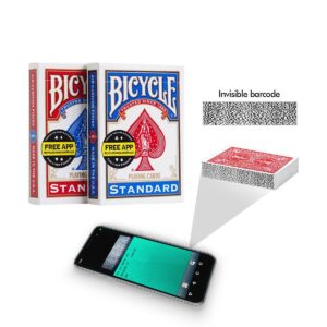 Carte da gioco contrassegnate con codice a barre standard per biciclette