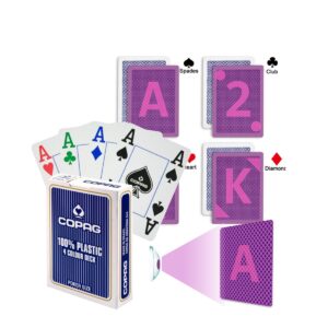 Copag 4 Color Poker svítící inkoustem označené karty
