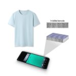 Accurata fotocamera a bottone per t-shirt per carte contrassegnate con codice a barre