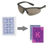 Lunettes de soleil de poker pour voir à travers les cartes à jouer marquées