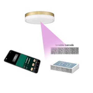 Stealth Ceiling Light Spy Camera for Poker Cheat Card Scanner