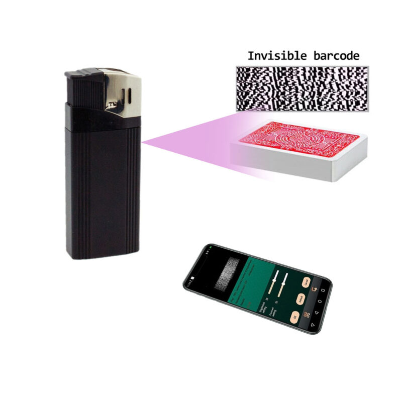 Máy quét thẻ chơi bài ẩn Lighter Hidden Camera dành cho máy phân tích bài Poker