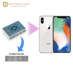 Analizor de poker pentru telefon AKK A4 iPhone X pentru pachete de coduri de bare marcate