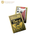 Carduri cu coduri de bare Bee Carduri late din plastic Texas Hold'em