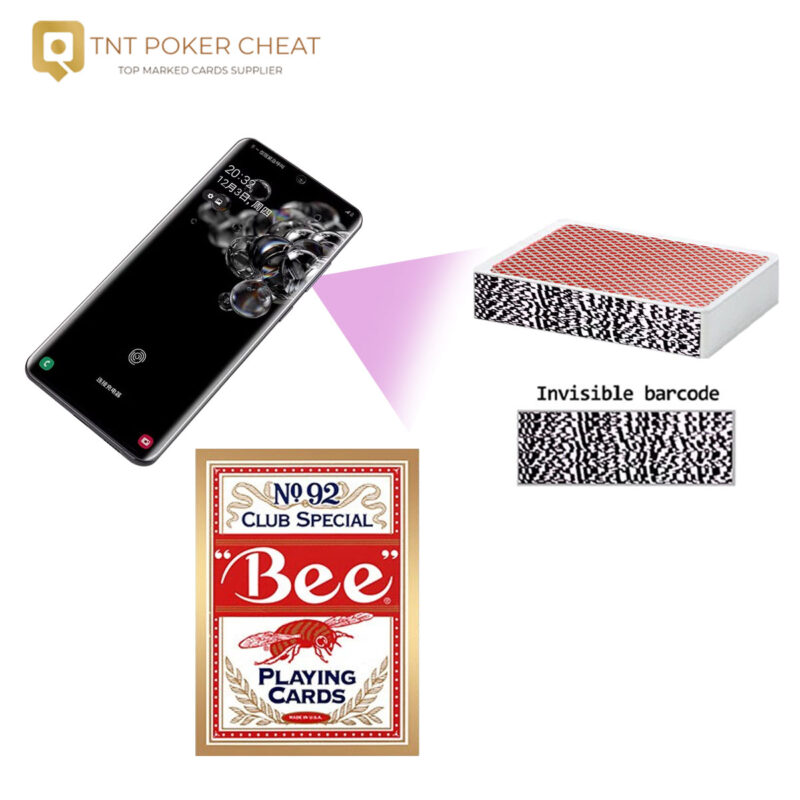 Bee Texas Hold'em Marking Barcode Cards for Poker Analyzer