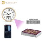 Clock Poker Cheat Card Scanner pentru pachetele marcate cu coduri de bare