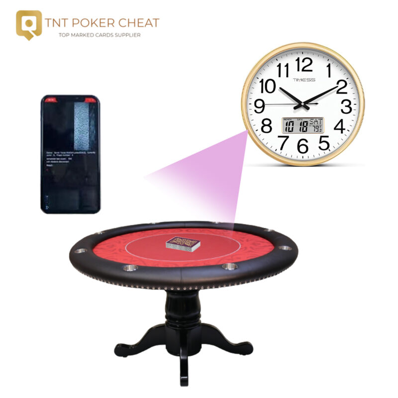 Clock Poker Cheat Card Scanner pentru pachetele marcate cu coduri de bare